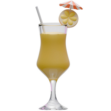 橙汁3D卡通图标免抠透明png图片素材41