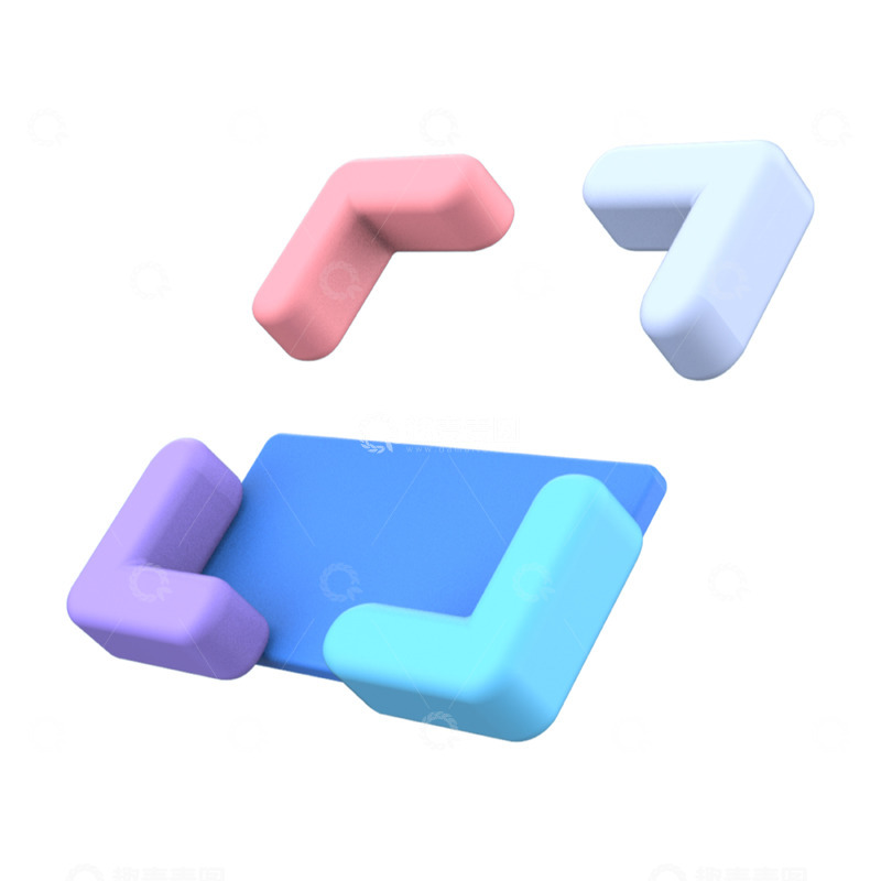 高清大图下载【趣麦麦图】二维码扫描仪3D图标免抠透明png素材