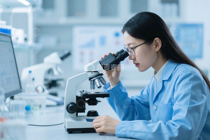 高清大图下载【趣麦麦图】科研科学实验人物