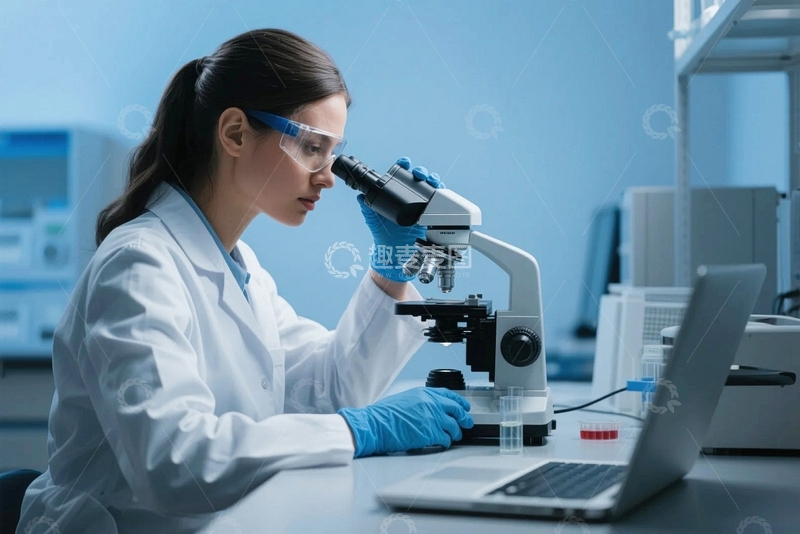 高清大图下载【趣麦麦图】科研科学实验人物3