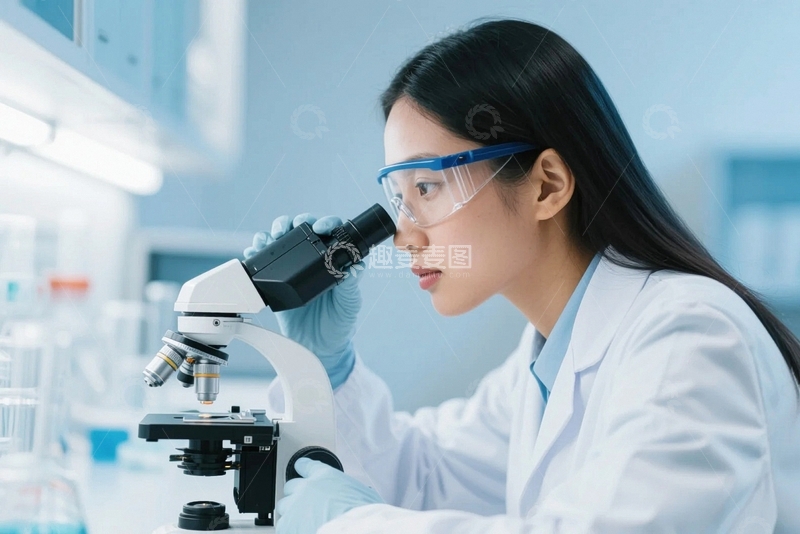 高清大图下载【趣麦麦图】科研科学实验人物2