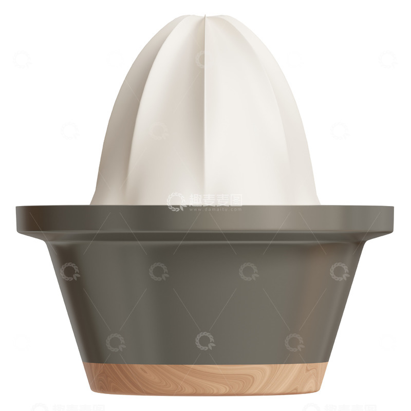 高清大图下载【趣麦麦图】榨汁机3D卡通图标免抠透明png图片素材1