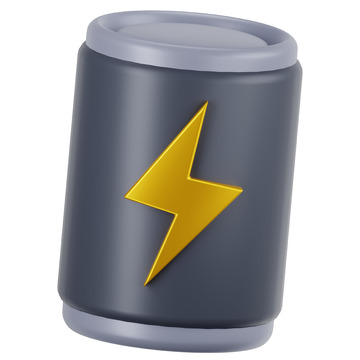 能量饮品3D图标免抠透明png图片素材