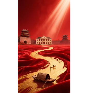 党建红色背景图1