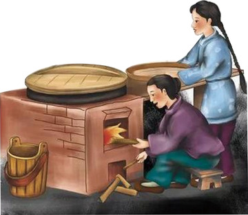 土灶台农村生活场景1