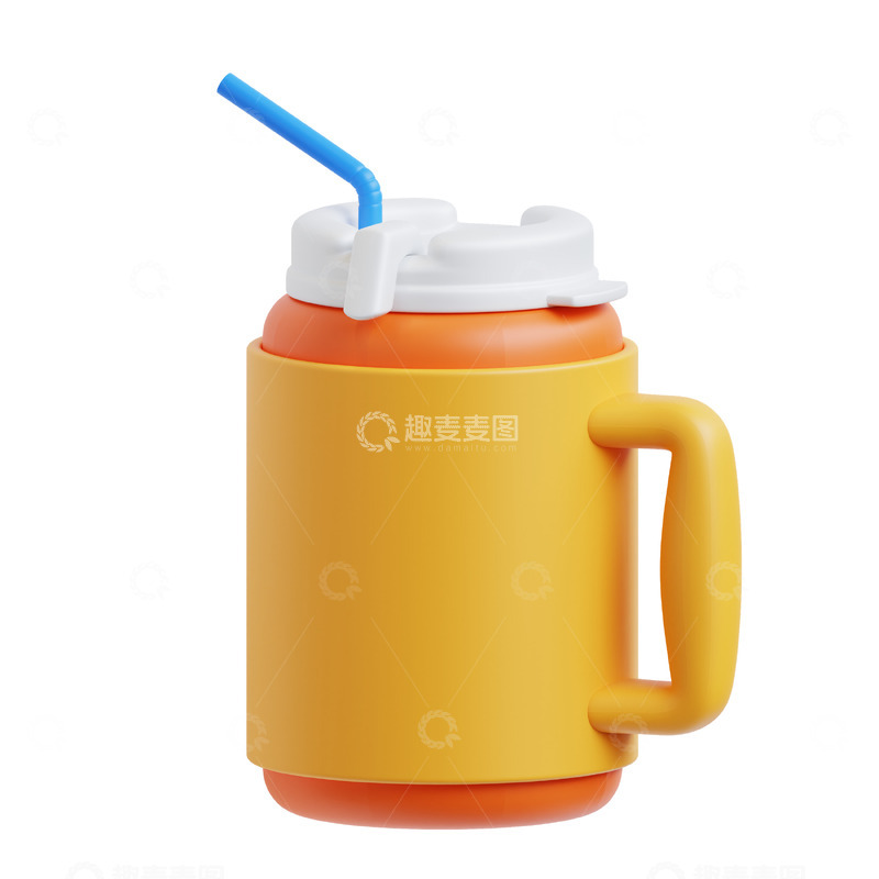 高清大图下载【趣麦麦图】在海滩上拿着菠萝的可爱男孩插画png素材