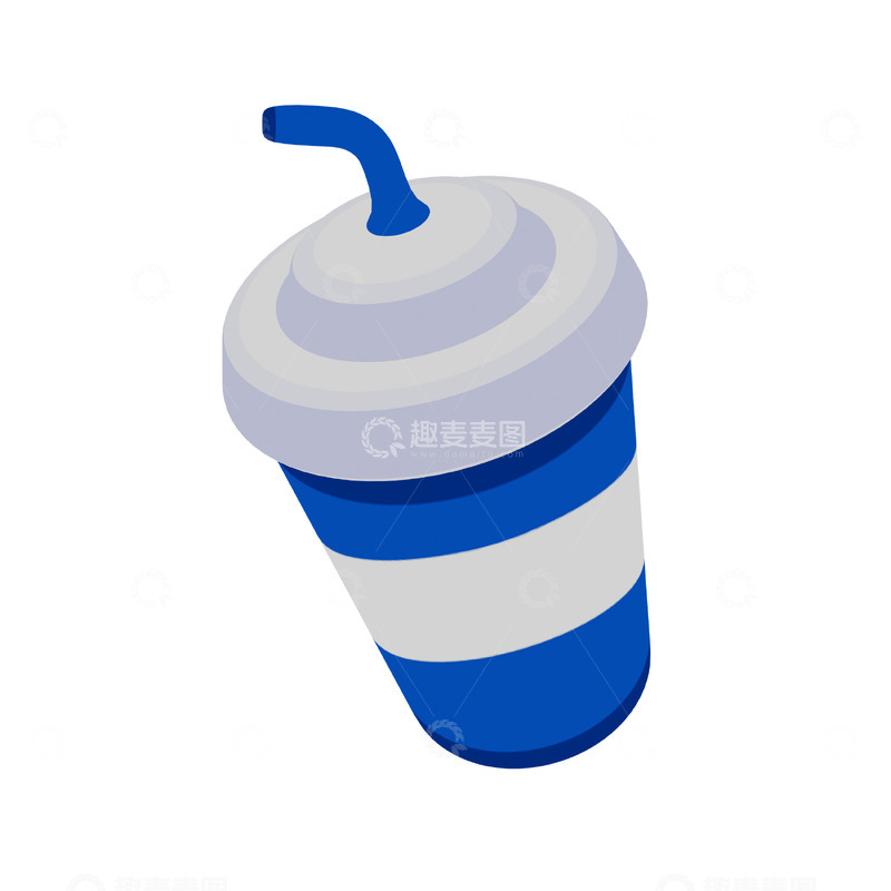 高清大图下载【趣麦麦图】饮品3D卡通图标免抠透明png图片素材2