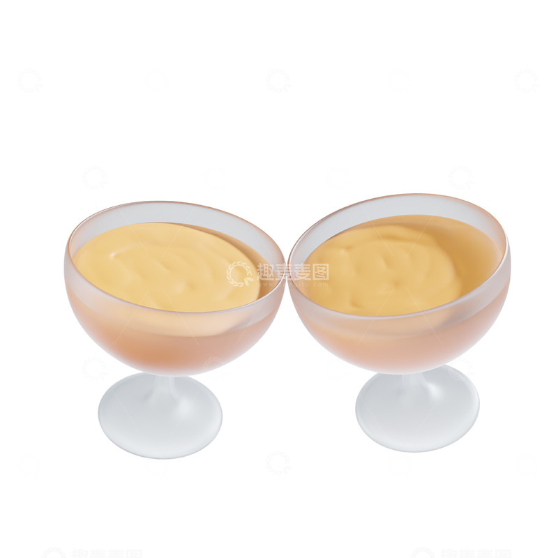 高清大图下载【趣麦麦图】椰子水3D卡通图标免抠透明png图片素材10