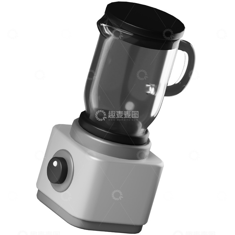 高清大图下载【趣麦麦图】搅拌机3D卡通图标免抠透明png图片素材7