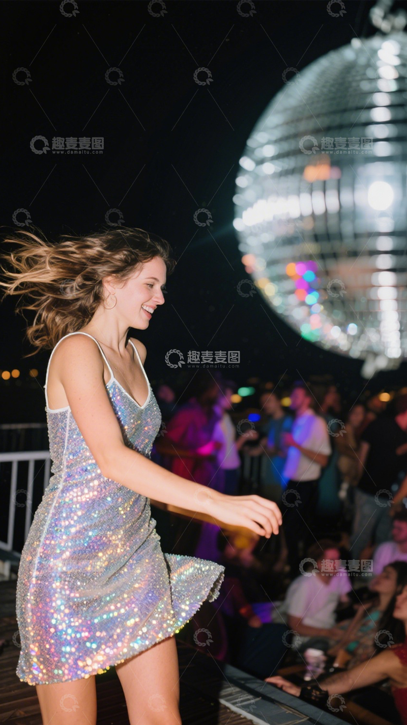 高清大图下载【趣麦麦图】闪耀舞会欢乐时刻