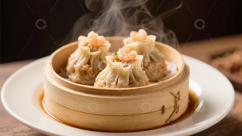 高清大图下载【趣麦麦图】中国传统美食烧麦2