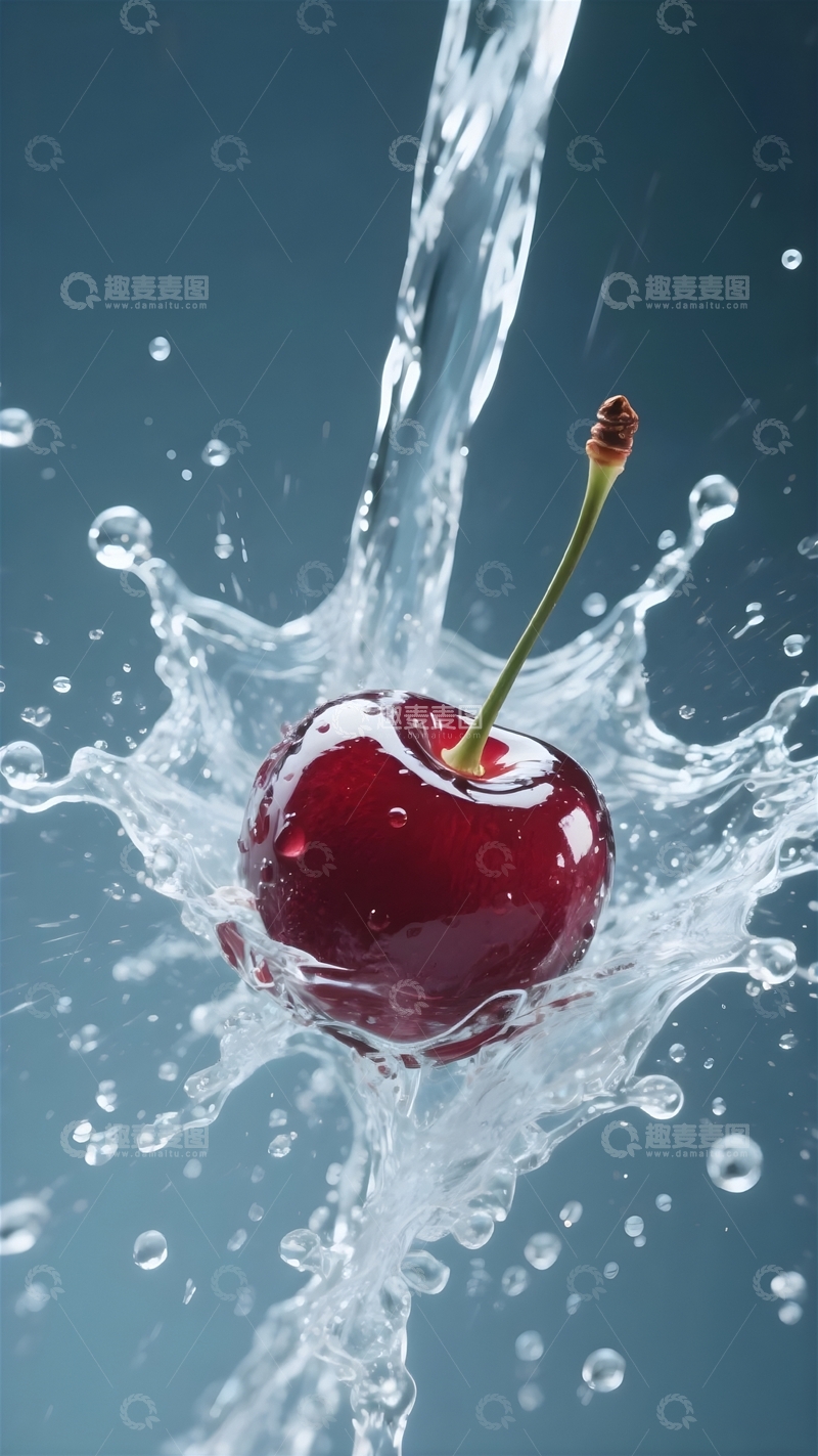 高清大图下载【趣麦麦图】新鲜的水果樱桃2