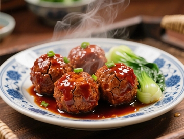 中国家常美食四喜丸子2