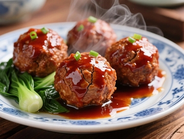 中国家常美食四喜丸子3