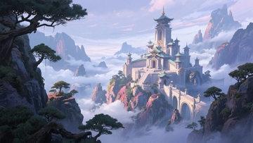 奇幻的山顶宫殿1