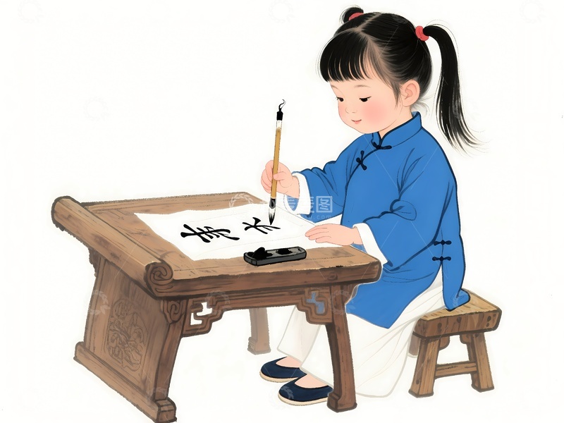 高清大图下载【趣麦麦图】少儿书法培训书法培训5