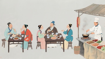 古代客栈古代就餐