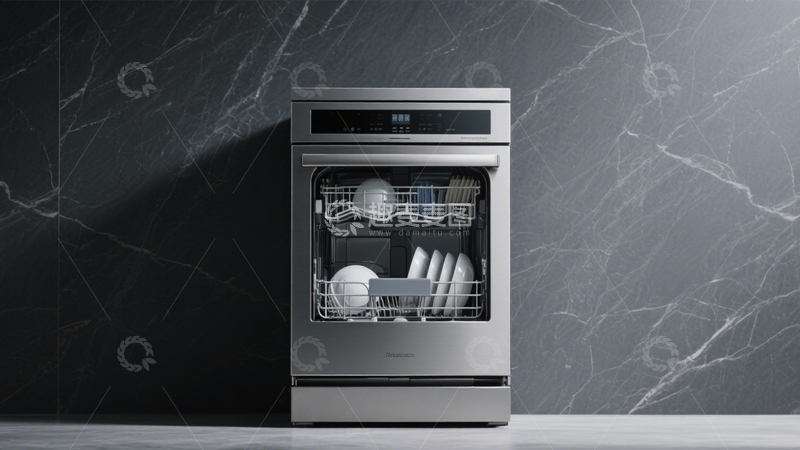 高清大图下载【趣麦麦图】嵌入式洗碗机洁净厨房2