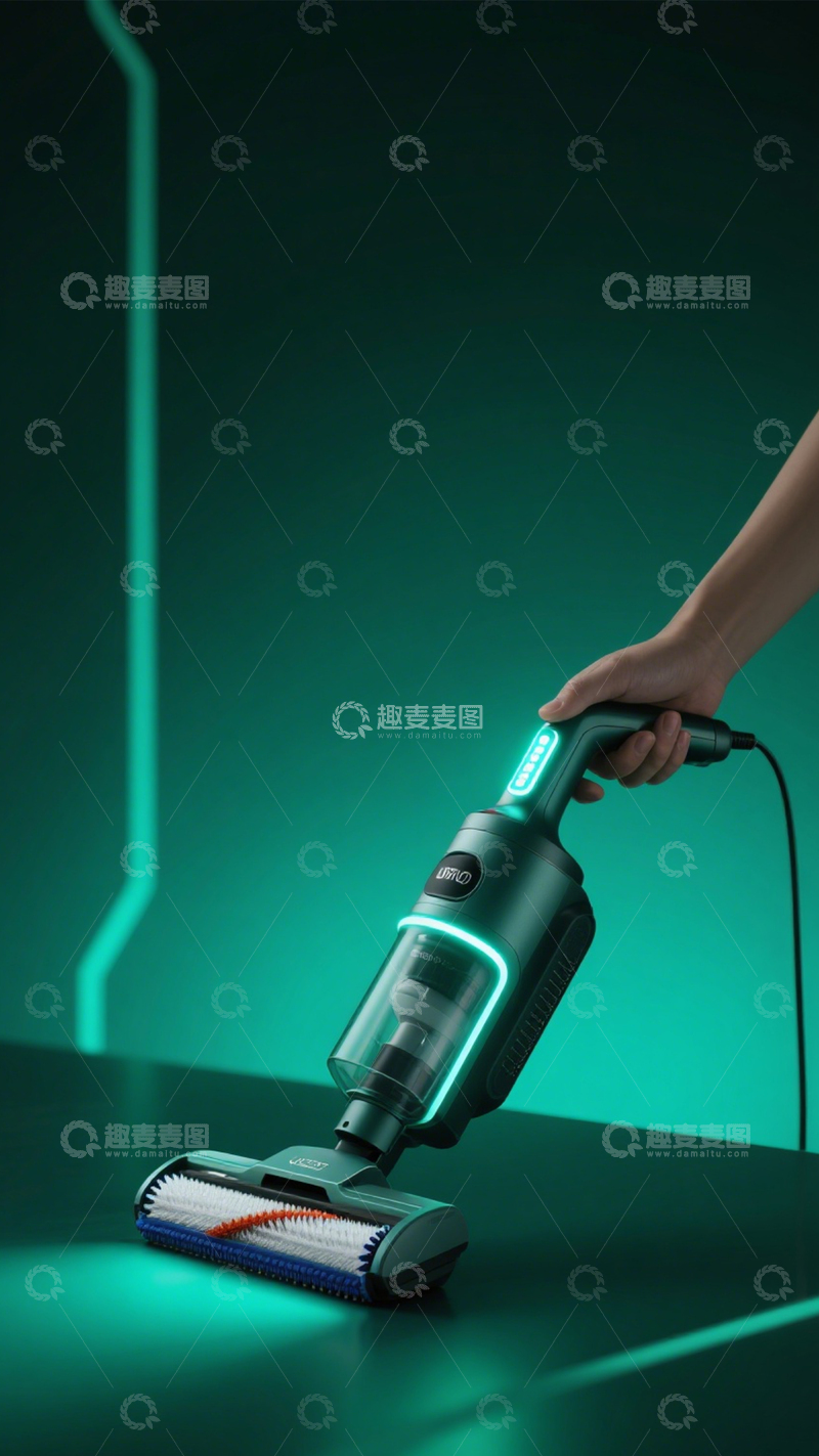 高清大图下载【趣麦麦图】智能洗地机清洁高效