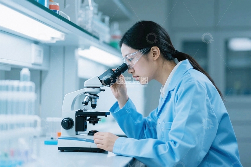 高清大图下载【趣麦麦图】科学实验背景人物11