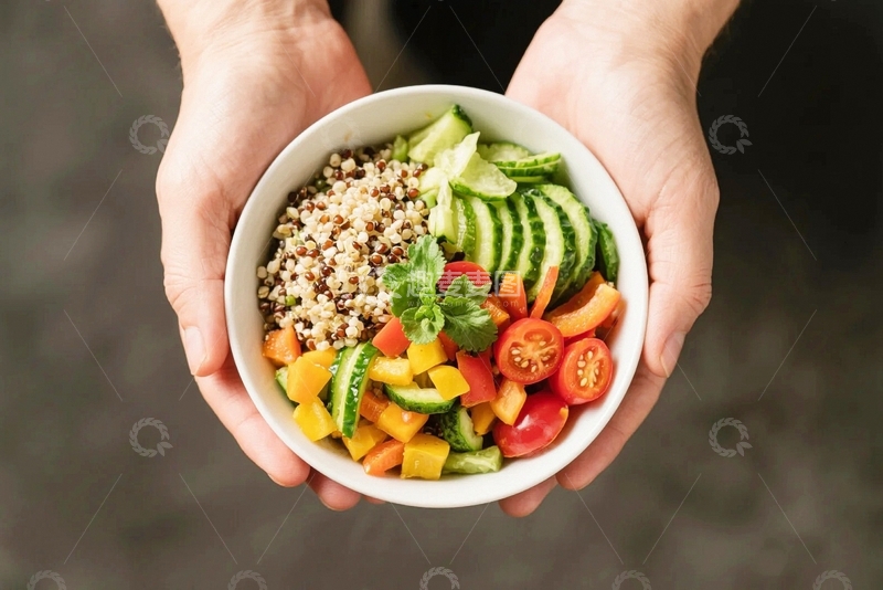 高清大图下载【趣麦麦图】营养膳食减脂餐2