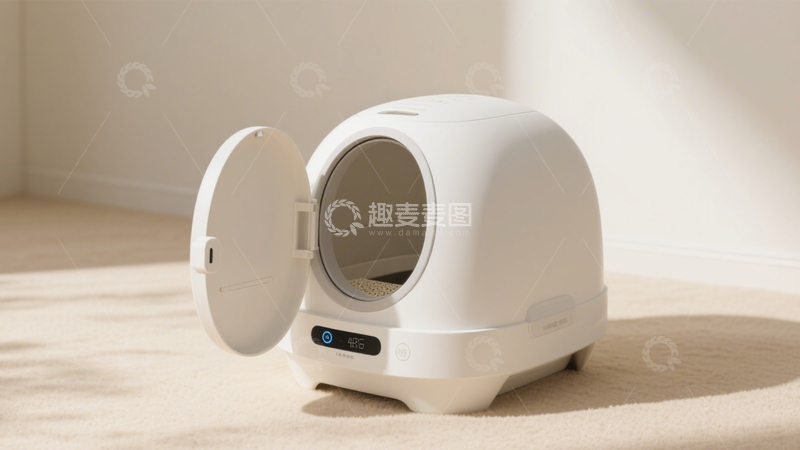 高清大图下载【趣麦麦图】智能猫砂盆宠爱护理2