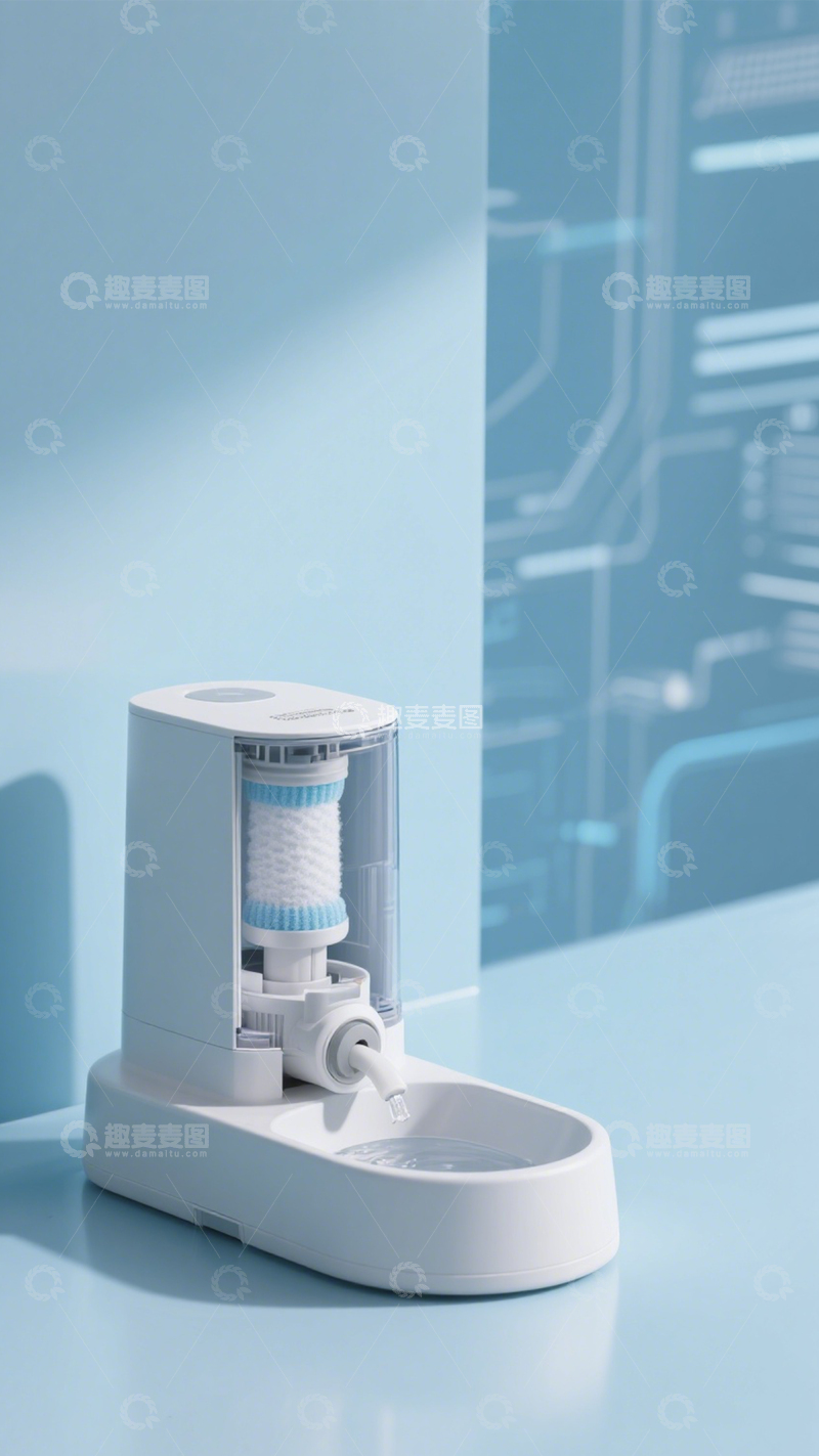 高清大图下载【趣麦麦图】宠物智能饮水机健康饮水2