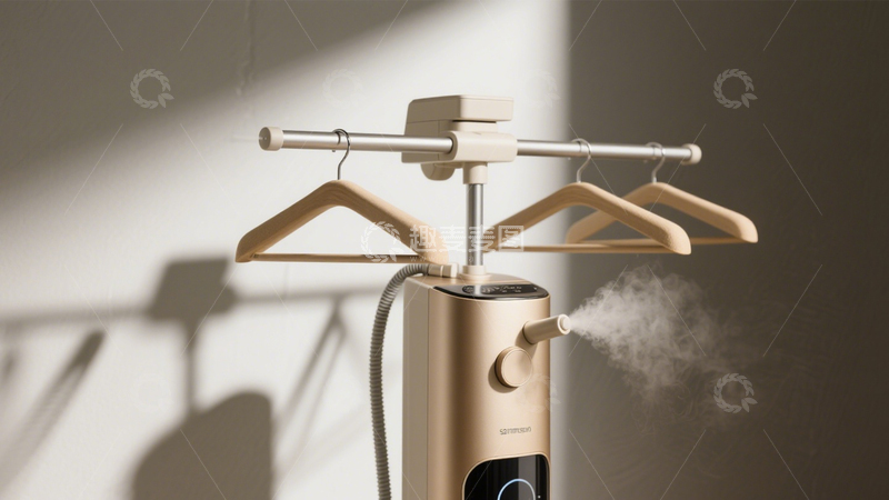 高清大图下载【趣麦麦图】挂烫机蒸汽熨烫衣物2