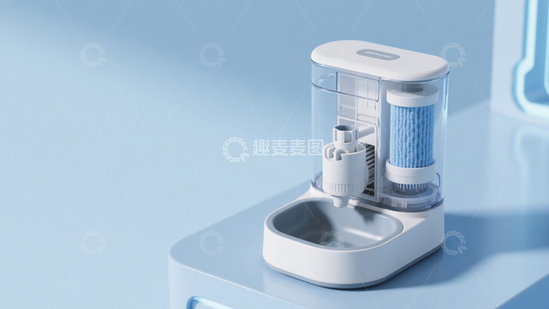 高清大图下载【趣麦麦图】宠物智能饮水机健康饮水3