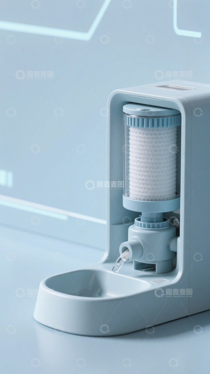 高清大图下载【趣麦麦图】宠物智能饮水机健康饮水