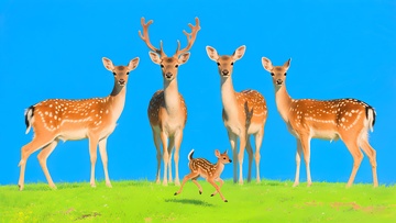 梅花鹿鹿茸鹿茸2