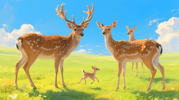 梅花鹿鹿茸鹿茸1