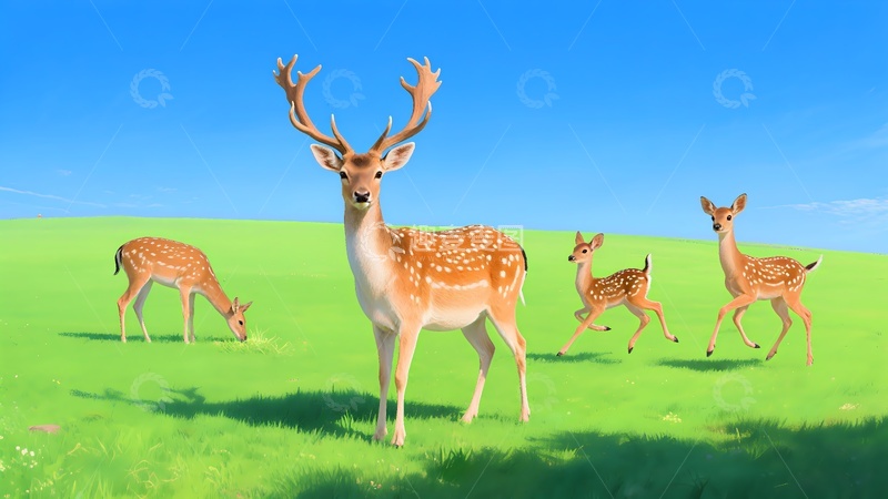 梅花鹿鹿茸鹿茸3