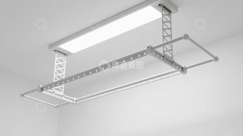 高清大图下载【趣麦麦图】电动晾衣架智能升降