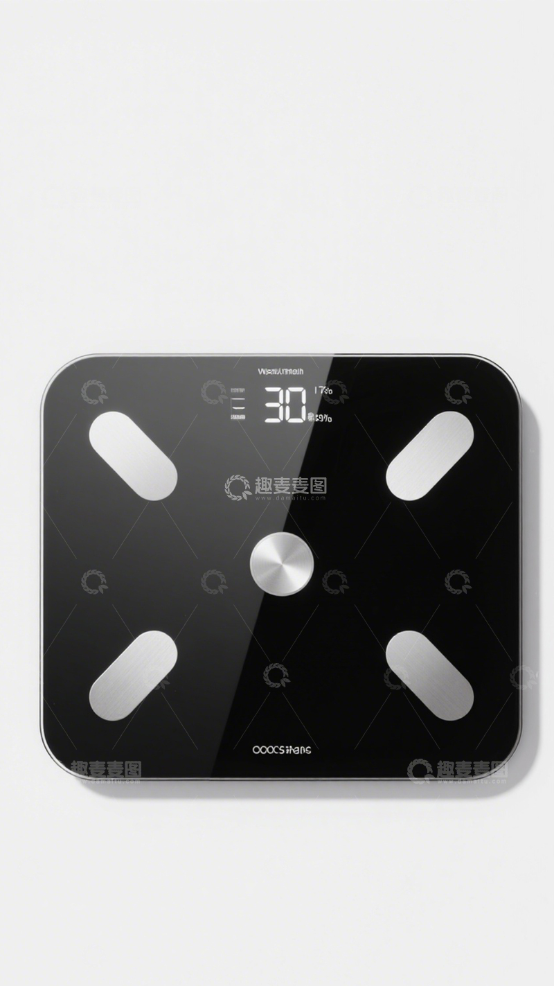 高清大图下载【趣麦麦图】体脂秤智能测脂