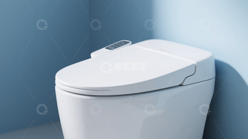 高清大图下载【趣麦麦图】智能马桶电动冲洗