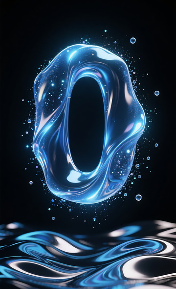 漂浮液体数字01