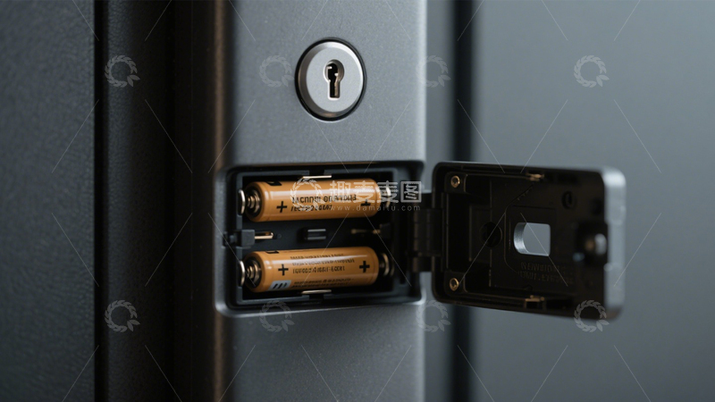 高清大图下载【趣麦麦图】智能锁电池仓长续航2