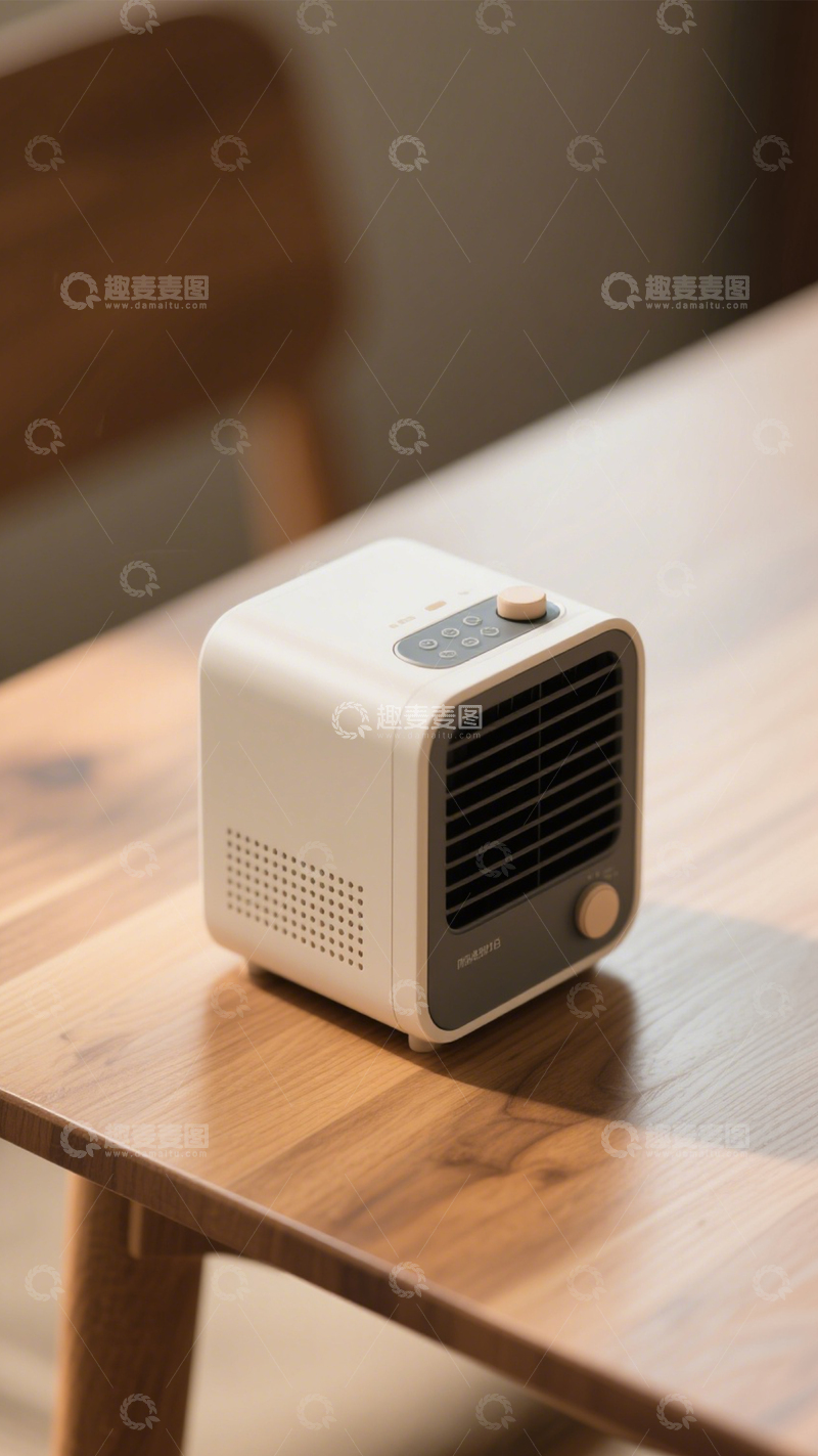 高清大图下载【趣麦麦图】桌面空调扇小型制冷2