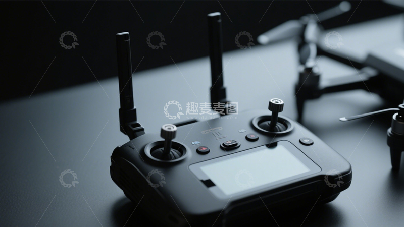 高清大图下载【趣麦麦图】无人机遥控器航拍操控2