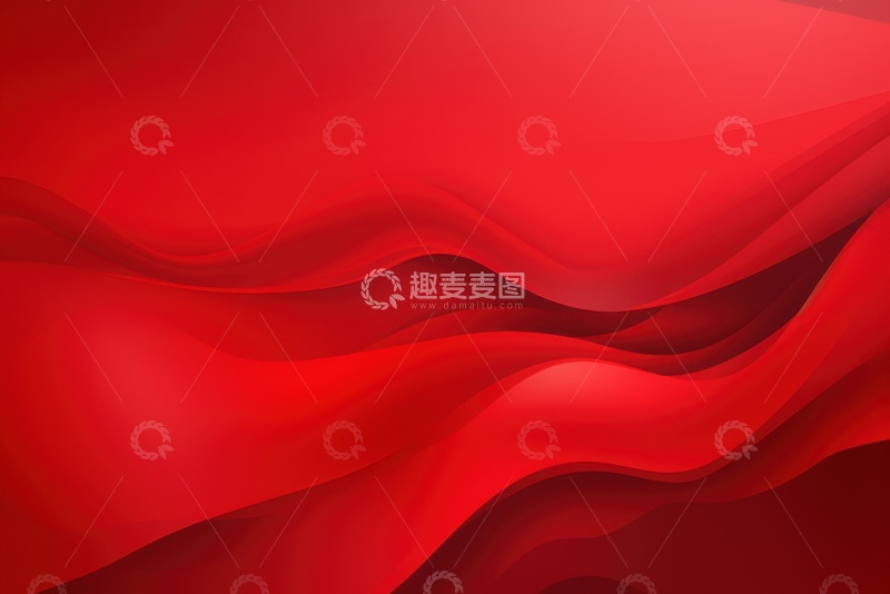 高清大图下载【趣麦麦图】起伏的红色波浪背景