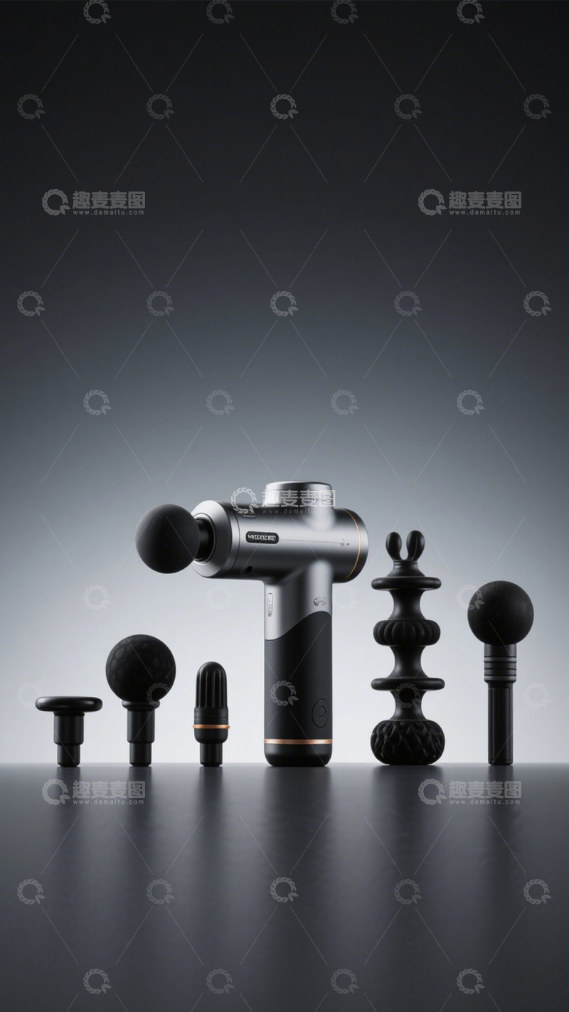 高清大图下载【趣麦麦图】筋膜枪按摩放松1