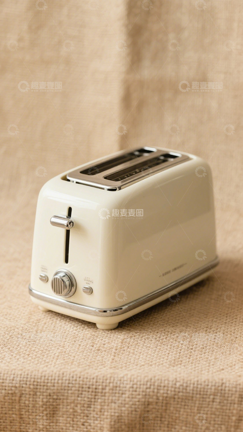 高清大图下载【趣麦麦图】烤面包机家用烘烤