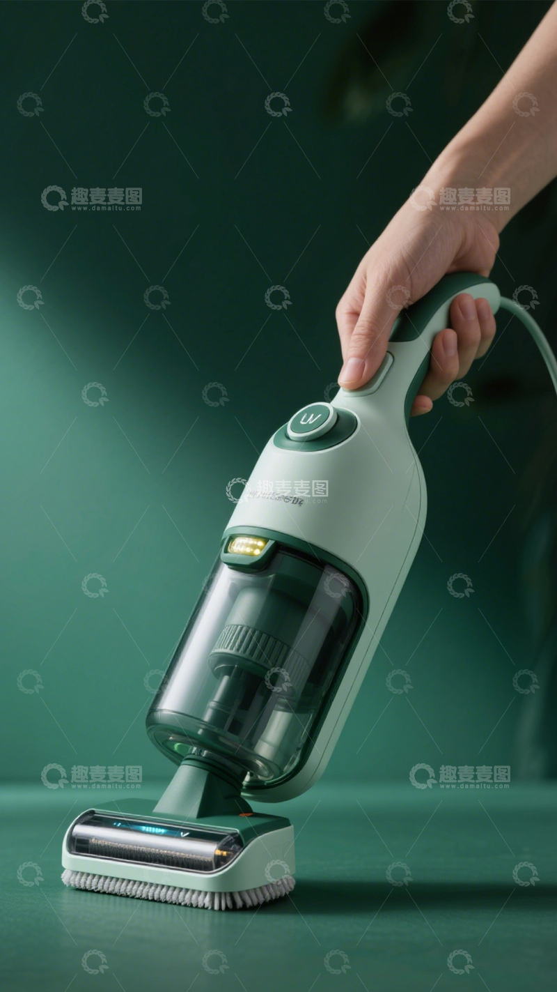 高清大图下载【趣麦麦图】手持除螨仪除螨杀菌