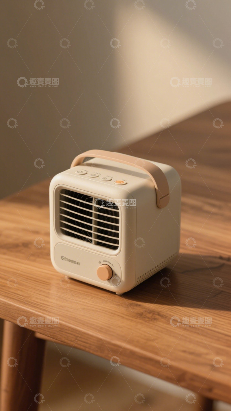 高清大图下载【趣麦麦图】桌面空调扇小型制冷5