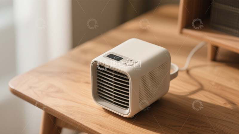 高清大图下载【趣麦麦图】桌面空调扇小型制冷6