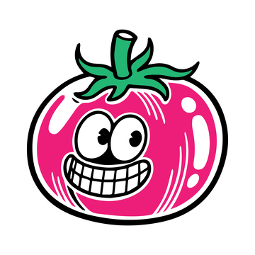 卡通拟人可爱番茄