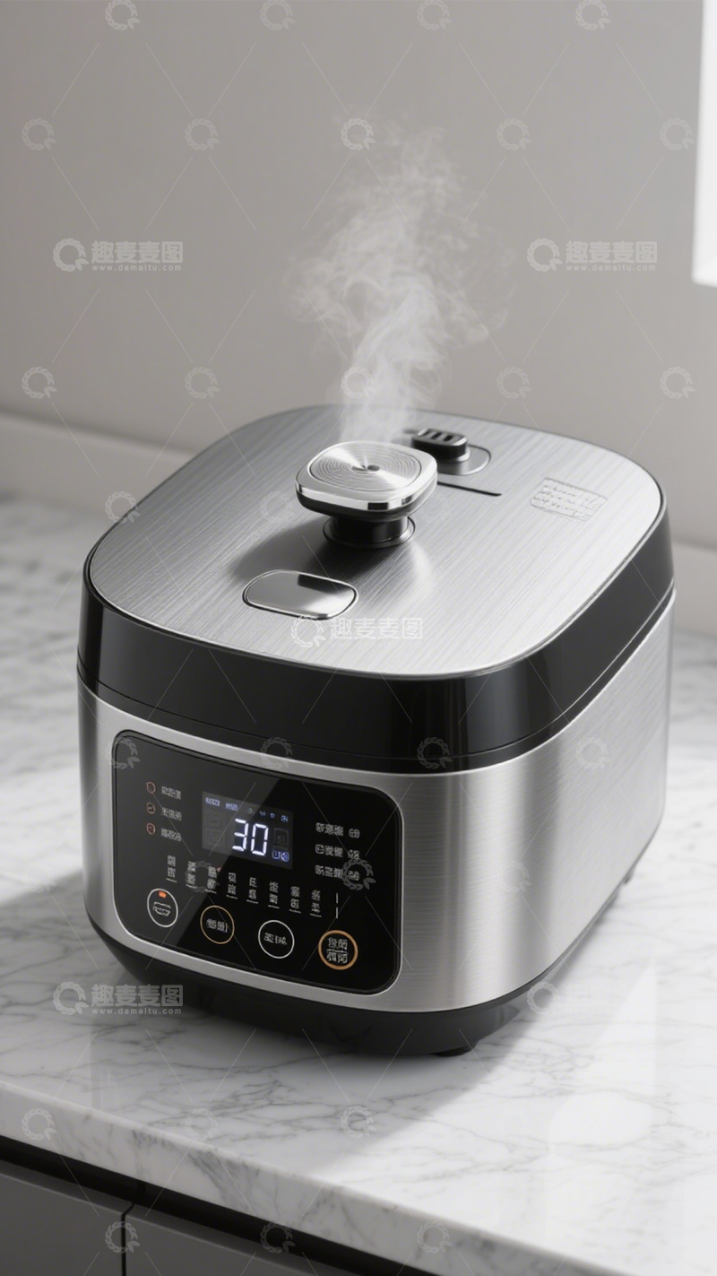 高清大图下载【趣麦麦图】电饭煲家用智能
