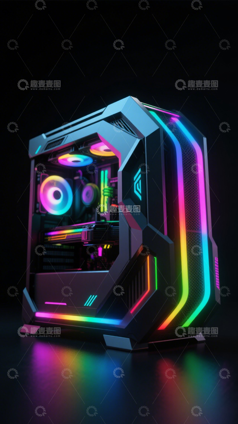 高清大图下载【趣麦麦图】电竞主机高性能