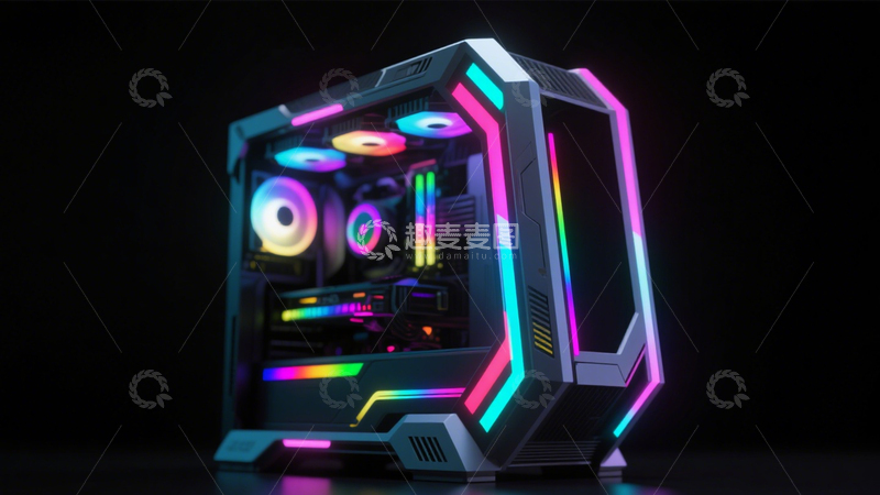 高清大图下载【趣麦麦图】电竞主机高性能1